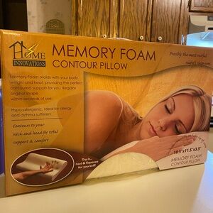 Memory Foam Contour Pillow - Cream